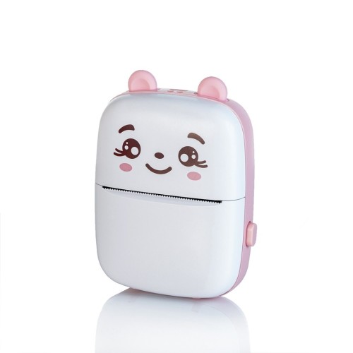 Extralink Mini drukarka termiczna EPP-001 Różowa Bluetooth, USB-C, 1200 mAh, 210 dpi - 2661298