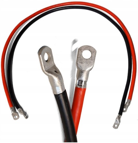 Kabel do łączenia akumulatorów 25mm2 100cm M8 [para] - 2661968