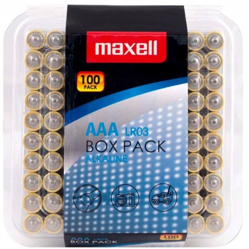 MAXELL Bateria alkaliczna Alkaline LR03 AAA 1.5V 100 szt - 2662083