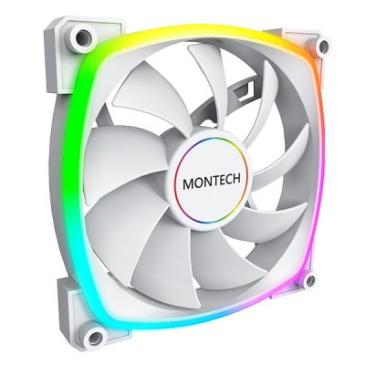 Montech AX140 PWM Obudowa komputera Wentylator 14 cm Biały 1 szt. - 2662367