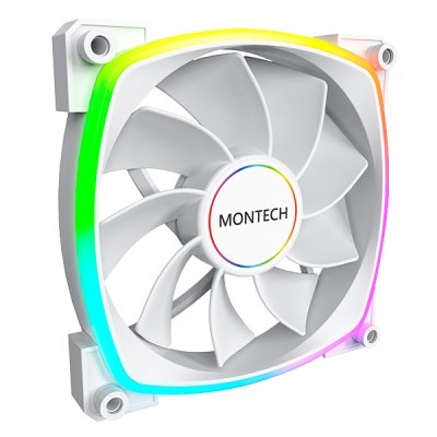 Montech RX140 PWM Obudowa komputera Wentylator 14 cm Biały 1 szt. - 2662374