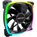 Montech RX140 PWM Obudowa komputera Wentylator 14 cm Czarny 1 szt. - 2662410