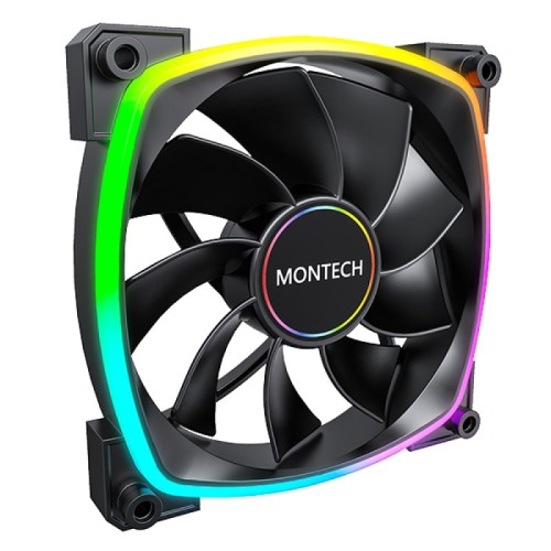 Montech RX140 PWM Obudowa komputera Wentylator 14 cm Czarny 1 szt. - 2662410