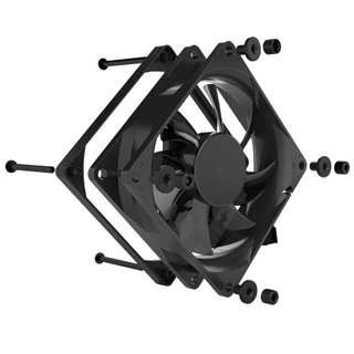Noiseblocker BlackSilentPro P-1 Obudowa komputera Wentylator 8 cm Czarny - 2662412