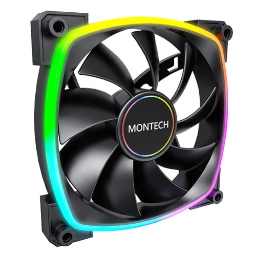 Montech AX140 PWM Obudowa komputera Wentylator 14 cm Czarny 1 szt. - 2662419