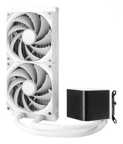Kompletne chłodzenie wodne - 280 mm biały - AMD Socket AM4 (Ryzen) - AMD Socket AM5 (Ryzen Zen4) - 2662504