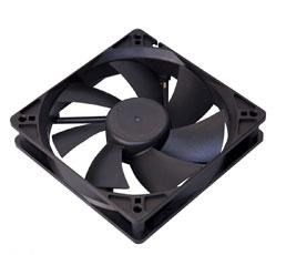 Akasa Black 12cm case fan Obudowa komputera Wentylator Czarny - 2662549