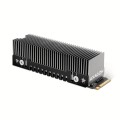 Axagon CLR-M2XT M.2 SSD Passivkühler Aluminium - 2280 M.2 NVMe SSD, Dysk SSD Radiator Czarny, Szary 1 szt. - 2662643