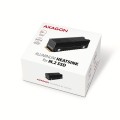 Axagon CLR-M2XT M.2 SSD Passivkühler Aluminium - 2280 M.2 NVMe SSD, Dysk SSD Radiator Czarny, Szary 1 szt. - 2662648
