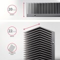 Axagon CLR-M2XT M.2 SSD Passivkühler Aluminium - 2280 M.2 NVMe SSD, Dysk SSD Radiator Czarny, Szary 1 szt. - 2662645