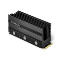 Axagon CLR-M2XL system chłodzenia komputerów M.2 NVMe SSD, Dysk SSD Radiator Czarny 1 szt. - 2662650