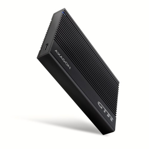Axagon EE25-GTR USB-C 3.2 Gen 2 - SATA 6G 2.5\" externes Festplattengehäuse geriffelt Obudowa HDD/SSD Czarny 2.5" - 2663176