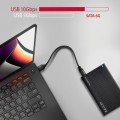 Axagon EE25-GTR USB-C 3.2 Gen 2 - SATA 6G 2.5\" externes Festplattengehäuse geriffelt Obudowa HDD/SSD Czarny 2.5" - 2663173