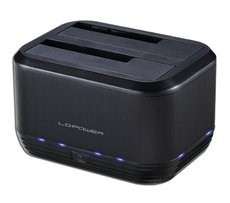LC-Power LC-DOCK-U3-III stacja dokująca do dysków twardych USB 3.2 Gen 1 (3.1 Gen 1) Type micro-B Czarny - 2663284