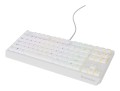 Klawiatura GENESIS Thor 230 TKL Gaming USB QWERTY US English Biały - 2664110
