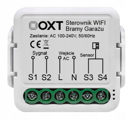 Moduł OXT z sensorem do bramy garażu WiFi TUYA - 2664574