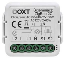 Moduł OXT mini ściemniacz 2 obwody ZigBee TUYA - 2664575