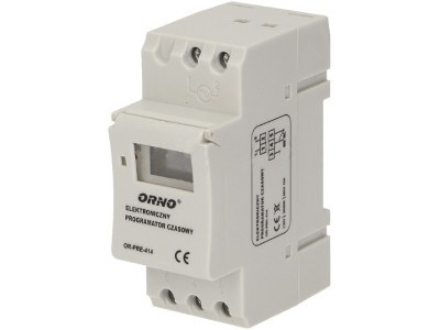 ORNO ELEKTORNICZNY PROGRAMATOR CZASOWY 16 PROGRAMÓW, 2 MODUŁY  && ... - 2664585