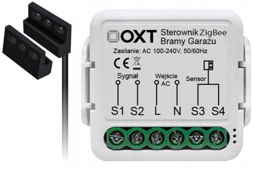 Moduł OXT z sensorem do silnika bramy garażu ZigBee TUYA - 2664596