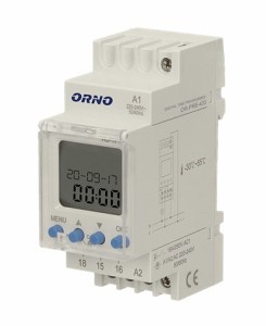 ORNO PROGRAMATOR ELEKTRONICZNY NA SZYNĘ DIN  && ...