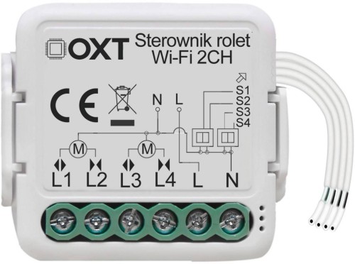 Moduł OXT mini sterownik 2 rolety WiFi TUYA - 2664598