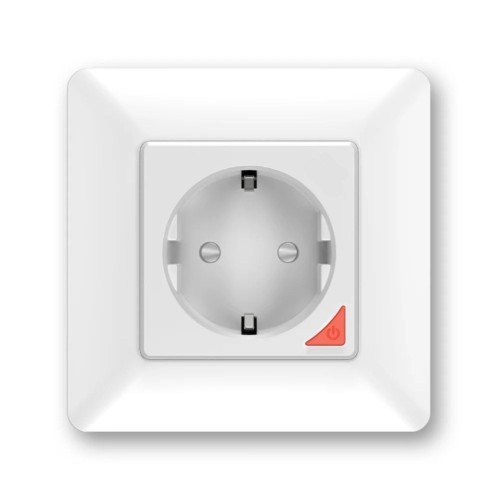 Extralink Smart Life Wall Socket Set Pro | Zestaw inteligentne gniazdko + ramka | Kolor Biały, 230V, WiFi - 2664634