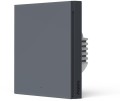 AQARA SMART WALL SWITCH H1 GREY (NO NEUTRAL, SINGLE ROCKER) - 2664646