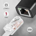 Axagon ADE-ARC USB-C 3.2 Gen 1 - Gigabit Ethernet 10/100/1000 Adapter - Adapter - Digital/Daten 1000 Mbit/s - 2664907