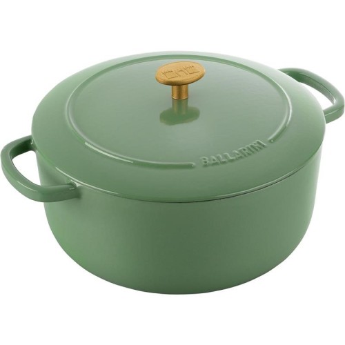 GARNEK ŻELIWNY OKRĄGŁY BALLARINI BELLAMONTE 75003-577-0 - 5,5 LTR ZIELONY - 2626480