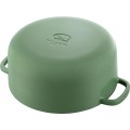 GARNEK ŻELIWNY OKRĄGŁY BALLARINI BELLAMONTE 75003-577-0 - 5,5 LTR ZIELONY - 2626477