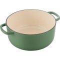 GARNEK ŻELIWNY OKRĄGŁY BALLARINI BELLAMONTE 75003-577-0 - 5,5 LTR ZIELONY - 2626478