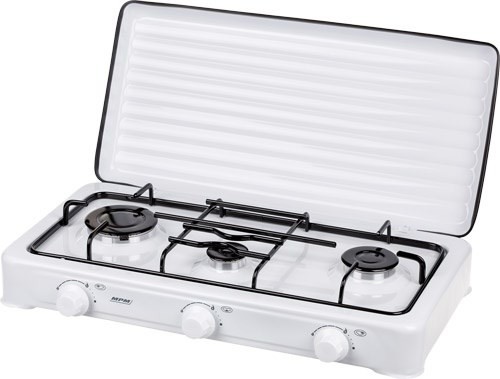 Turystyczna kuchenka gazowa 3-palnikowa MPM  SMILE-KN-03/1K - 2677537