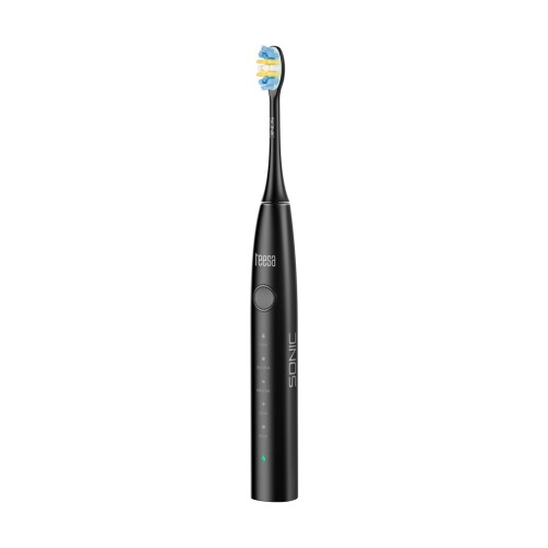 Soniczna szczoteczka do zębów TEESA SONIC 2 czarna , 5 trybów pracy, etui podróżne , USB typ C - 2677838