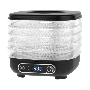Suszarka do grzybów, warzyw, owoców, 300W, 5 sit, wyświetlacz, termoobieg, TEESA