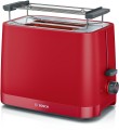 Bosch TAT3M124 toster 2 kaw. 950 W Czerwony - 2678005