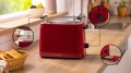 Bosch TAT3M124 toster 2 kaw. 950 W Czerwony - 2678007