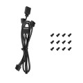 DeepCool FL12-3 in 1 Obudowa komputera Wentylator 12 cm Czarny 3 szt. - 2427255