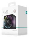 DeepCool FL12-3 in 1 Obudowa komputera Wentylator 12 cm Czarny 3 szt. - 2678408