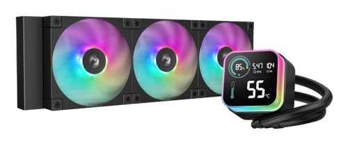 DeepCool LQ360 Procesor Zestaw do chłodzenia płynami 12 cm Czarny 1 szt. - 2678418