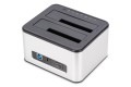 Stacja dokująca DIGITUS USB 3.0 Super Speed do 2x SSD/HDD 2.5/3.5"SATA III max. 2x20TB z funkcją klonowania - 2663275