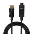 Lindy 36921 adapter kablowy 1 m DisplayPort HDMI Typu A (Standard) Czarny - 2678829