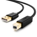 Ugreen kabel do drukarki przewód USB-USB Typ B 3m czarny - 1038740