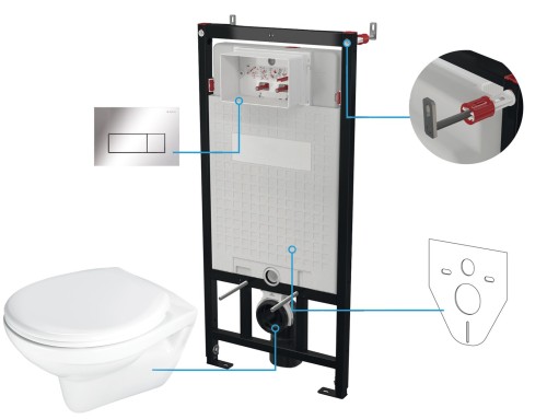 Zestaw WC podtynkowy 6 w 1 - 2678185
