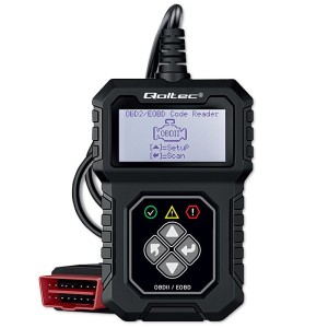 Tester cyfrowy Qoltec diagnostyczny ProLine | OBDII EOBD | 8V-25V | Dual system