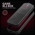Obudowa SSD M.2 AXAGON EEM2-GAM, USB-C 10Gbps - NVMe & SATA SSD GAME M.2 box, bez skrótów - 2585762