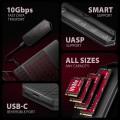 Obudowa SSD M.2 AXAGON EEM2-GAM, USB-C 10Gbps - NVMe & SATA SSD GAME M.2 box, bez skrótów - 2585770