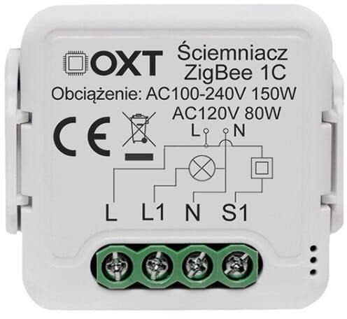 Moduł OXT mini ściemniacz 1 obwód ZigBee TUYA - 2678792