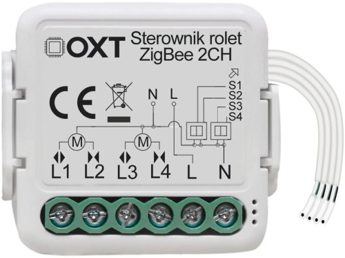 Moduł OXT mini sterownik 2 rolety ZigBee TUYA - 2678793