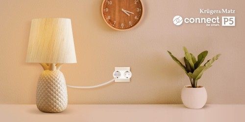 Gniazdo podwójne WiFi Kruger&amp;Matz Connect P5 Tuya - 2678798