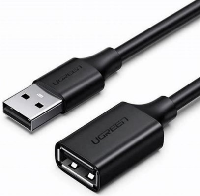 Ugreen przewód przejściówka USB(żeński) - USB (męski) 2m (czarny) - 2678800
